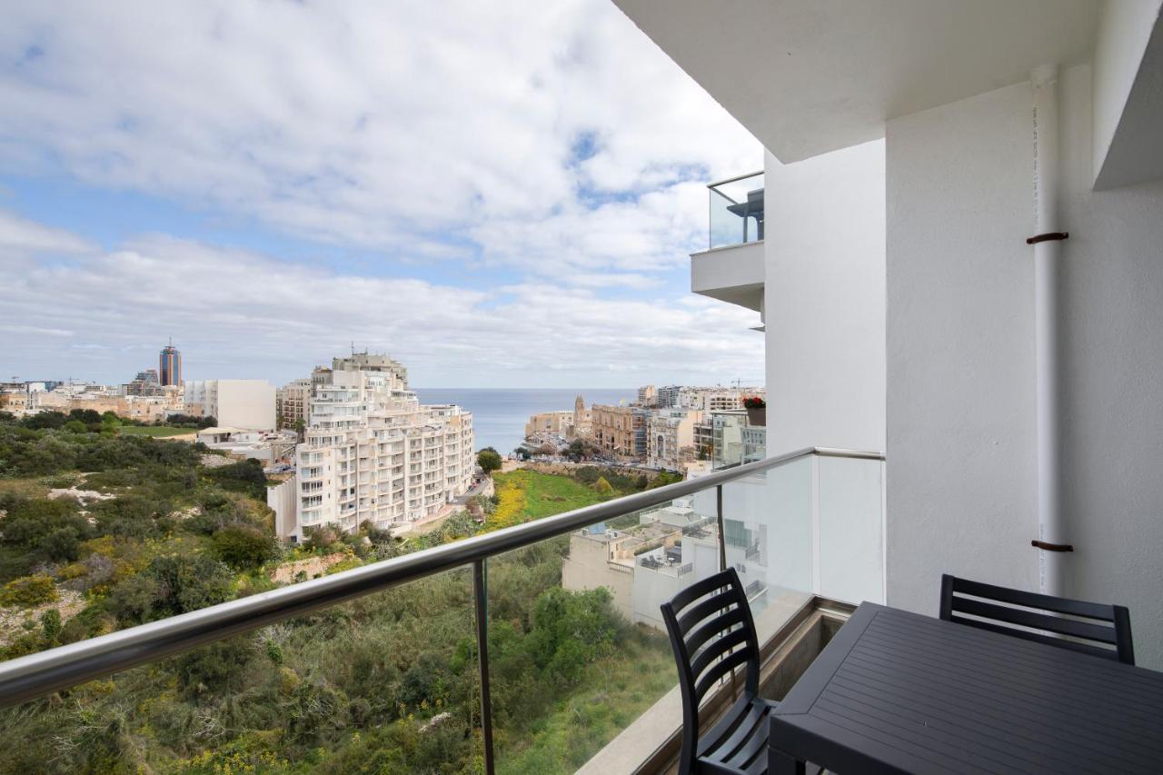 Sea View Apartment 2 Bedrooms 2 Bathrooms, 2 Minutes Away From The Sea San Ġiljan Buitenkant foto
